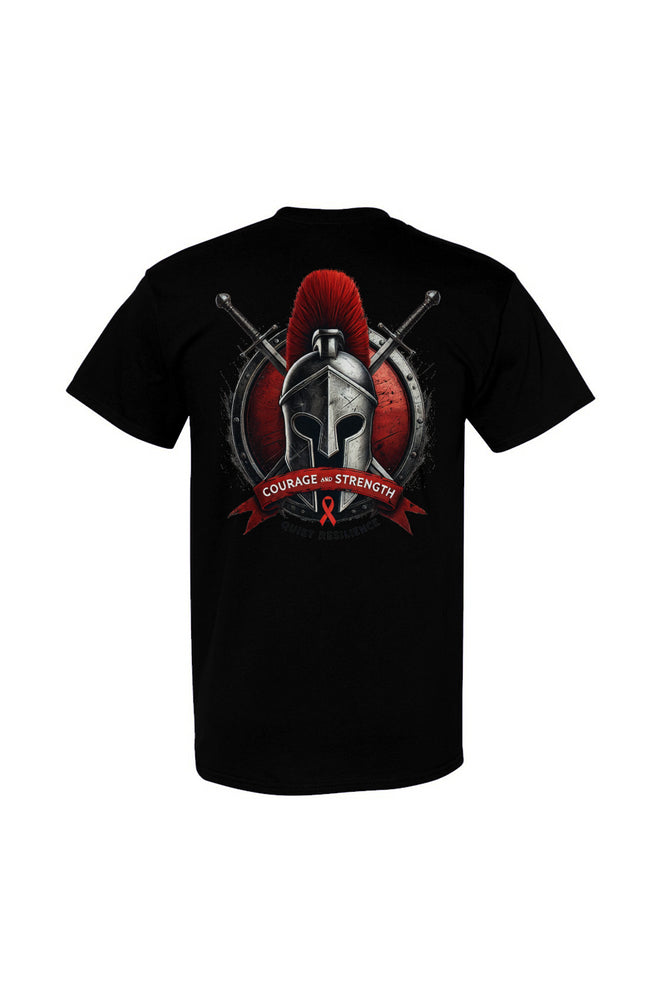 
                      
                        Courage and Strength Spartan Helmet T-Shirt | Quiet Resilience Apparel
                      
                    