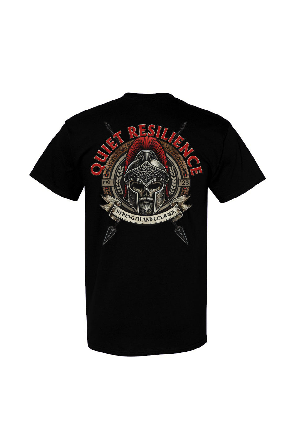 Warrior's Resolve: The Spartan Valor Tee