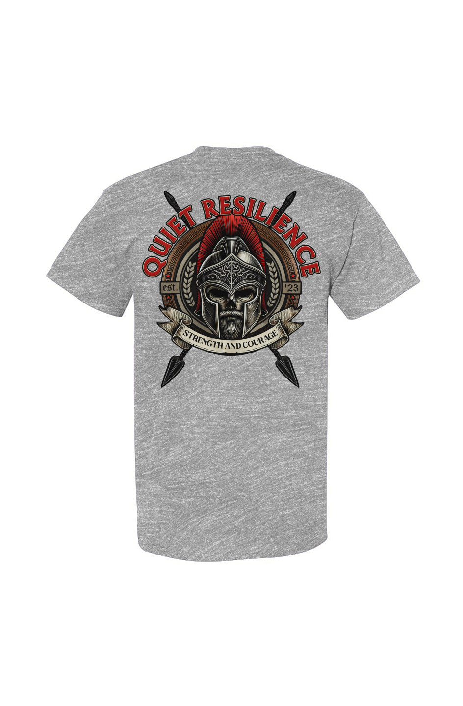 Warrior's Resolve: The Spartan Valor Tee