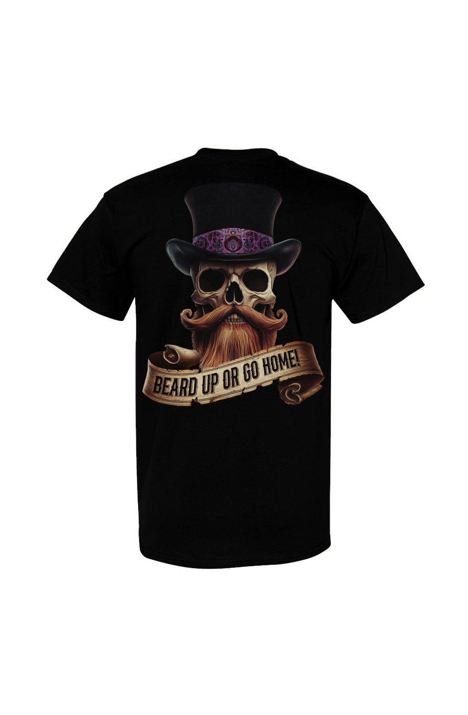 Skull & Stache: Beard Up or Go Home Short Sleeve